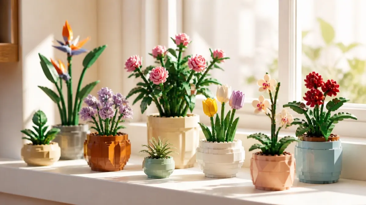 How to Display LEGO Flowers and Botanicals