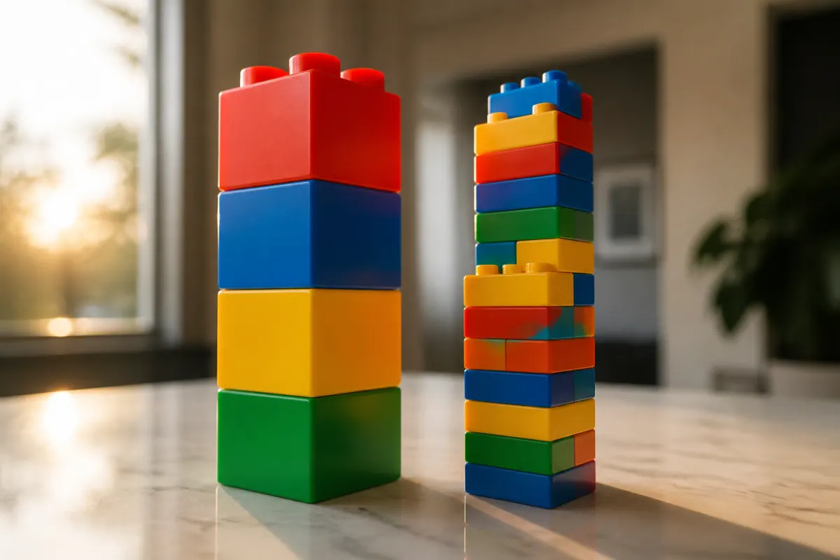 Duplo vs LEGO: When to Switch