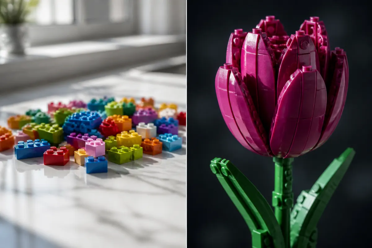 How to Display LEGO Flowers and Botanicals