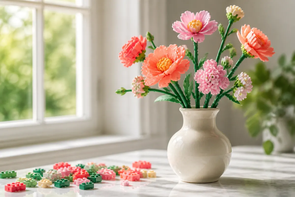 How to Display LEGO Flowers and Botanicals