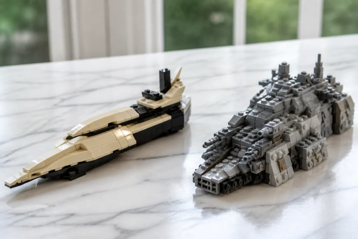 LEGO Titanic vs Millennium Falcon: The Big Build Showdown