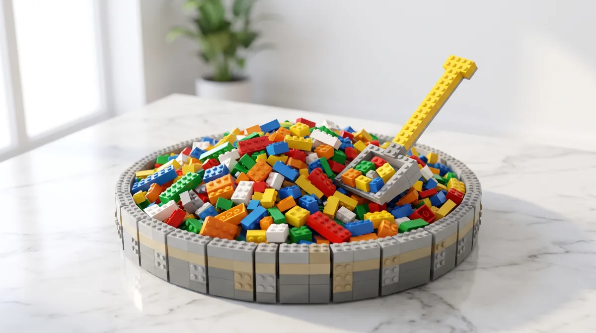 The LEGO Masters Brick Pit: How Many Bricks Are in It?
