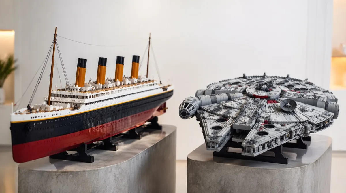 LEGO Titanic vs Millennium Falcon: The Big Build Showdown