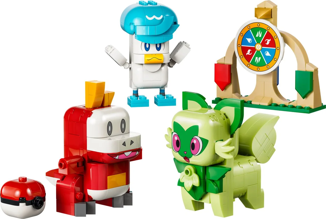 LEGO SMART Play: Sprigatito, Fuecoco and Quaxly Battle