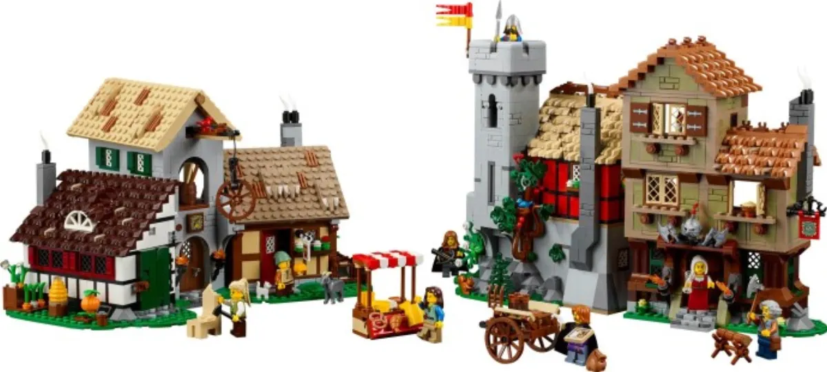 Medieval Town Square set photo