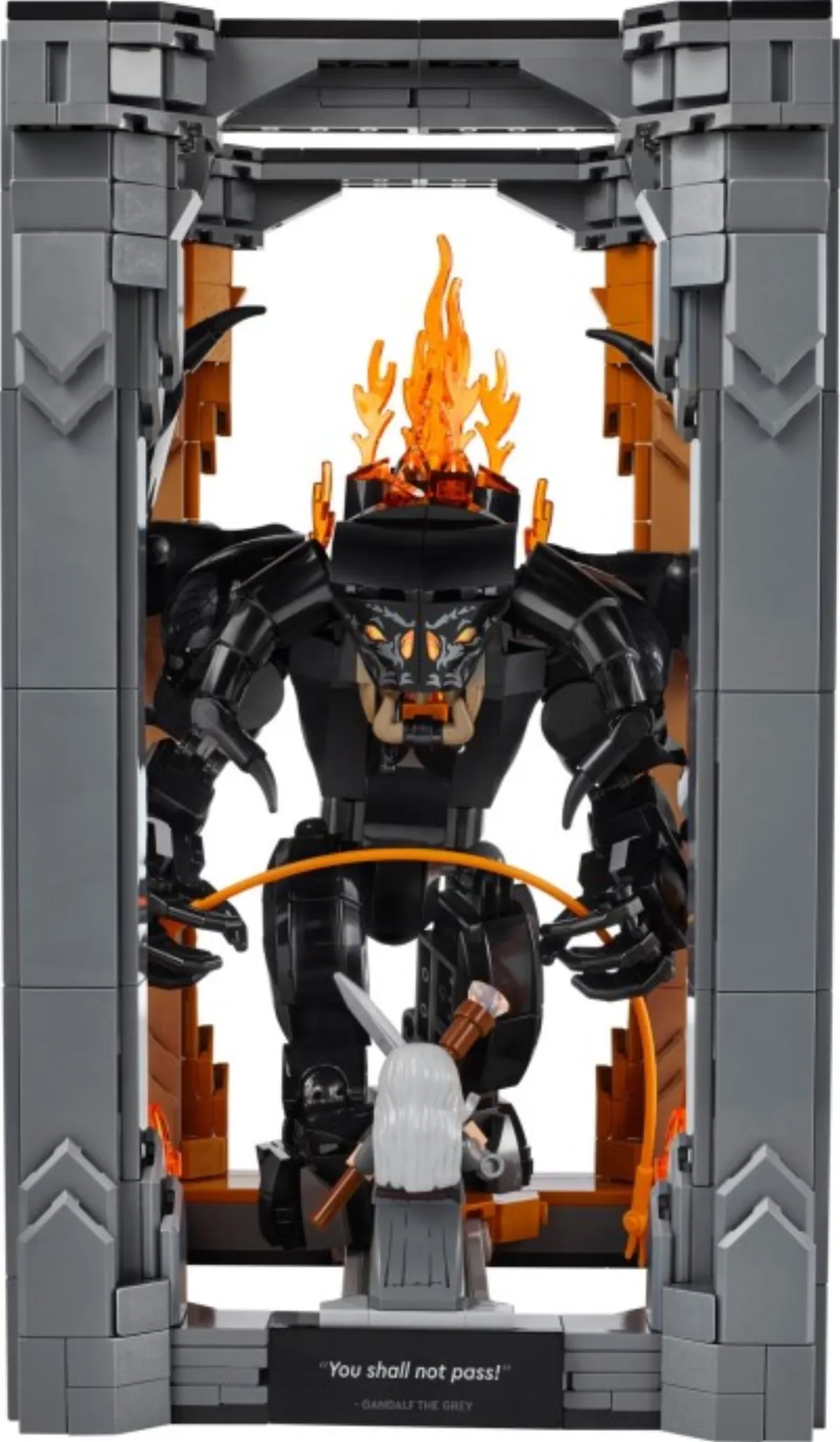 The Lord of the Rings: Balrog Book Nook set photo