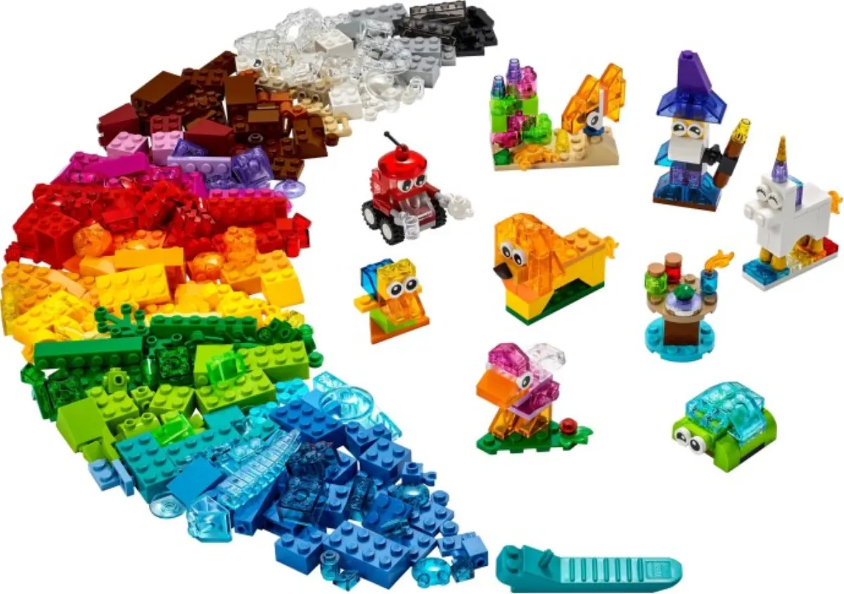 Creative Transparent Bricks set photo