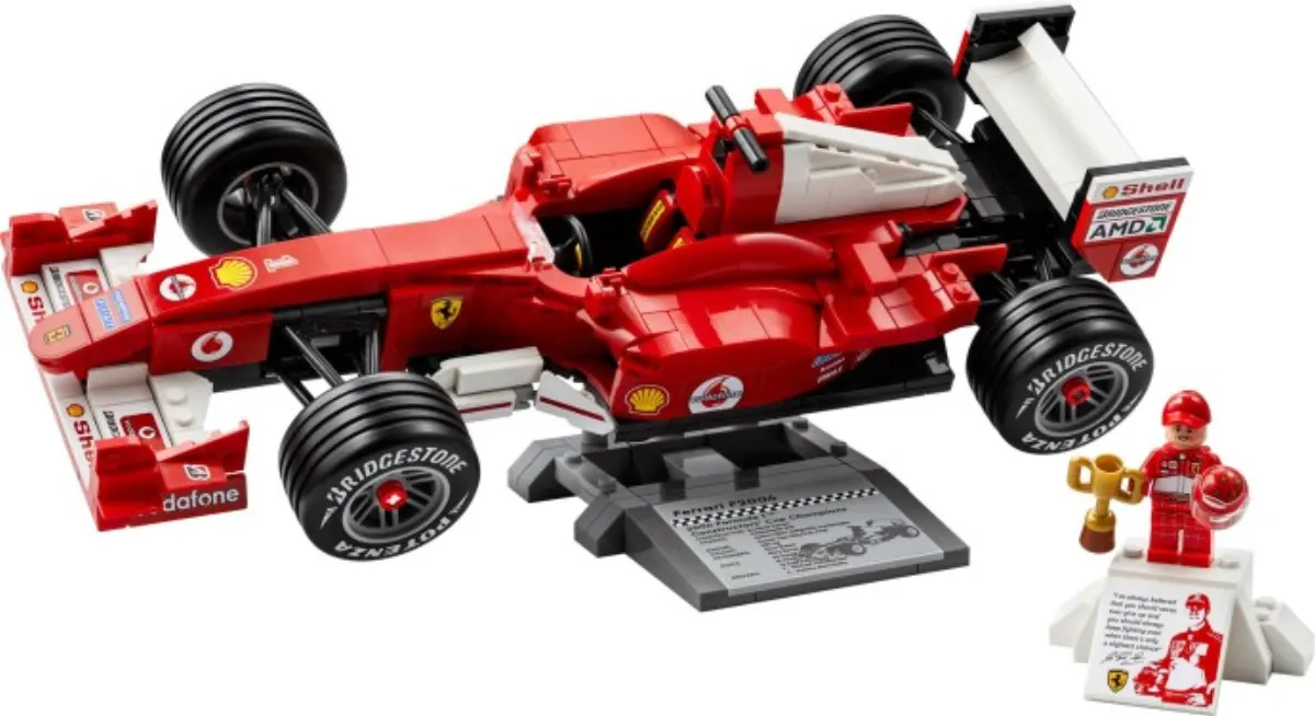 Ferrari F2004 & Michael Schumacher set photo