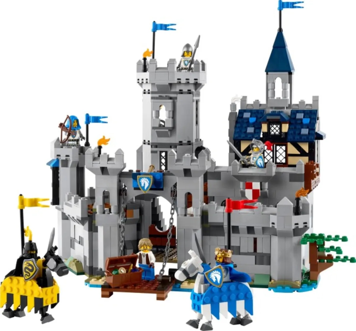 Medieval Horse Knight Castle set photo