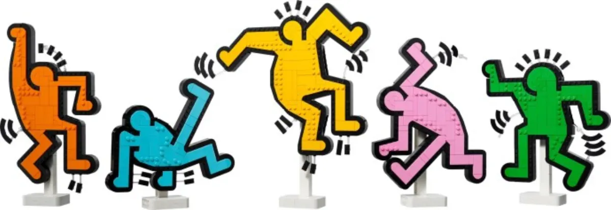Keith Haring - Dancing Figures set photo