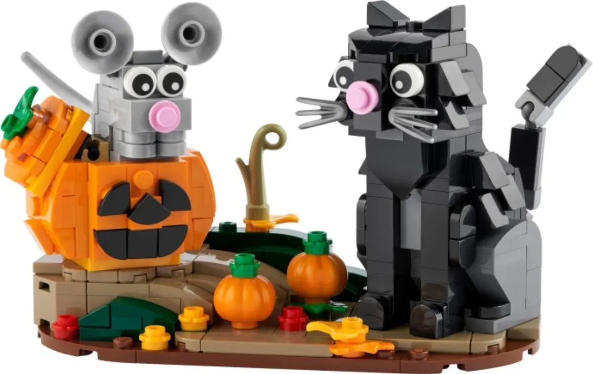 Halloween Cat & Mouse set photo