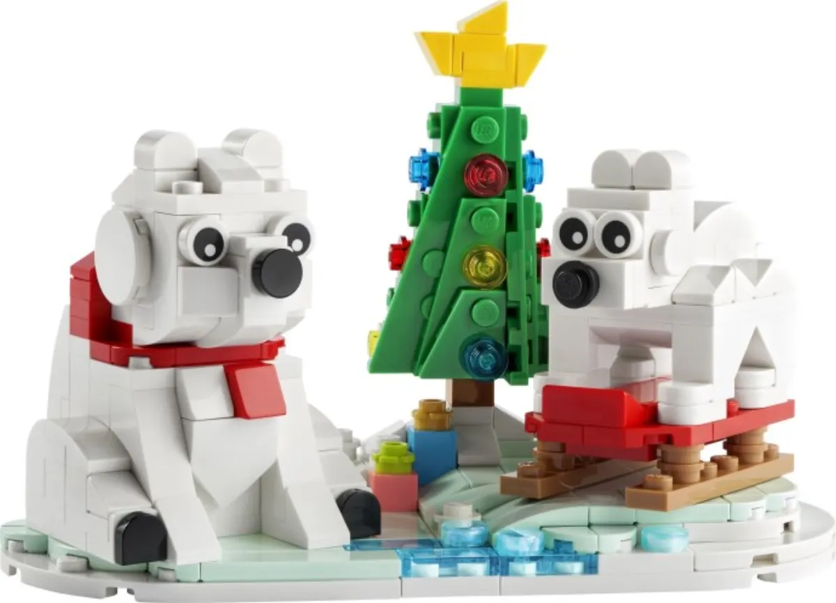 Wintertime Polar Bears set photo