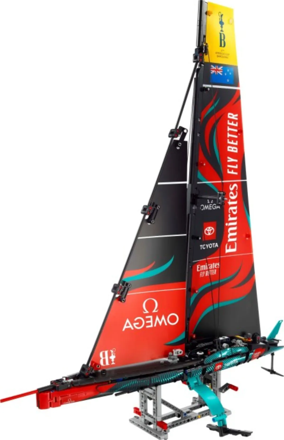 Emirates Team New Zealand AC75 Yacht set photo