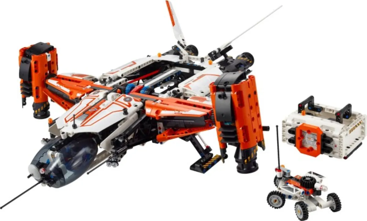 VTOL Heavy Cargo Spaceship LT81 set photo