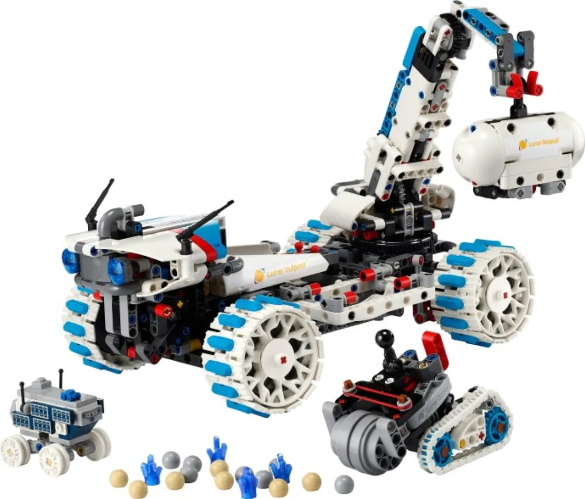 Lunar Outpost Moon Rover Space Vehicle set photo
