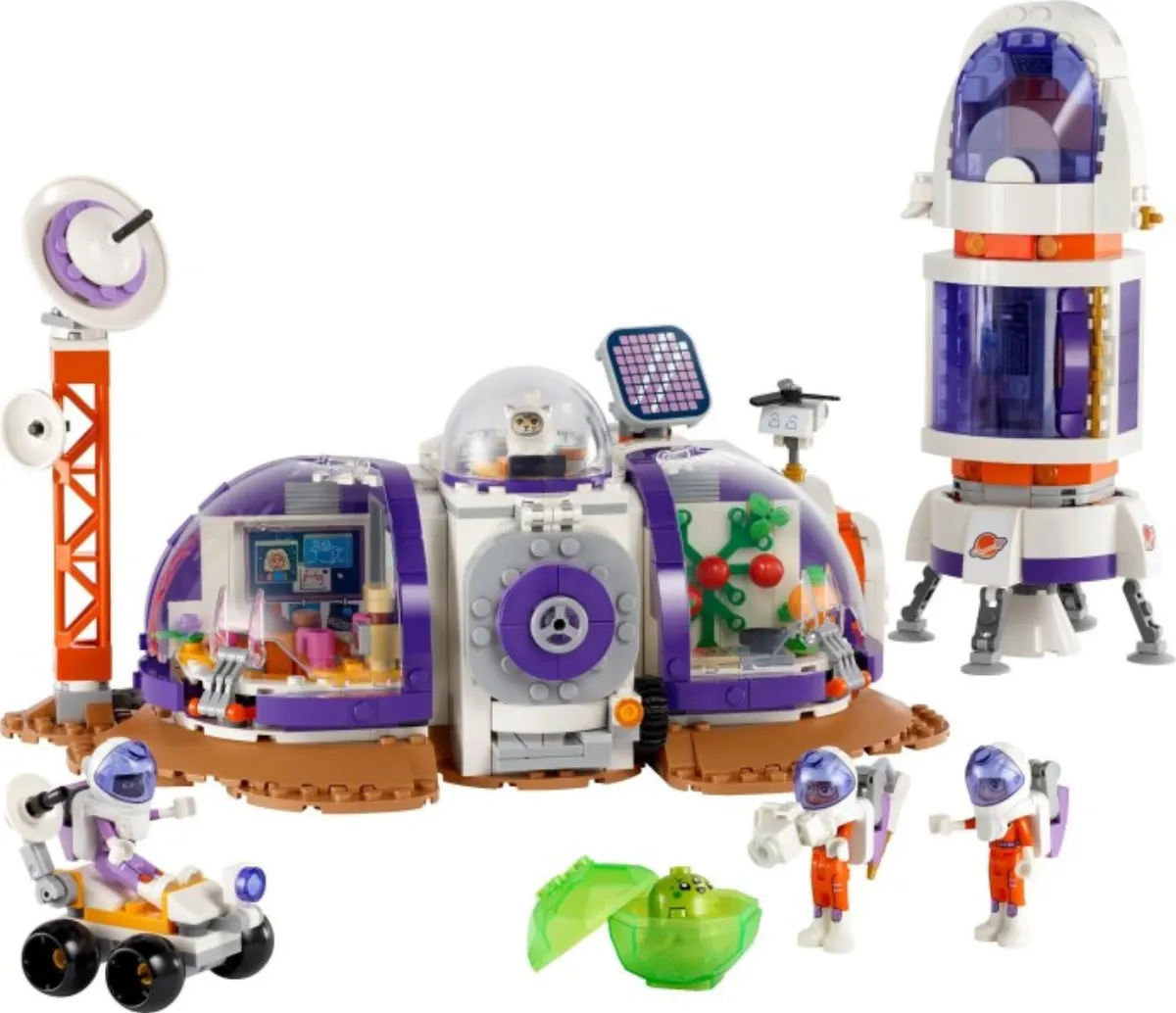 Mars Space Base and Rocket set photo
