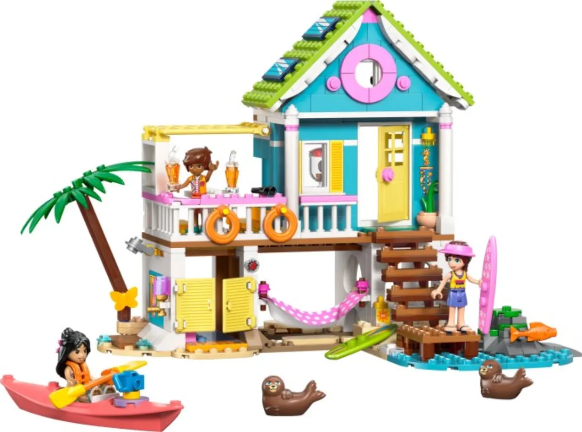 Beach House with Seals set photo