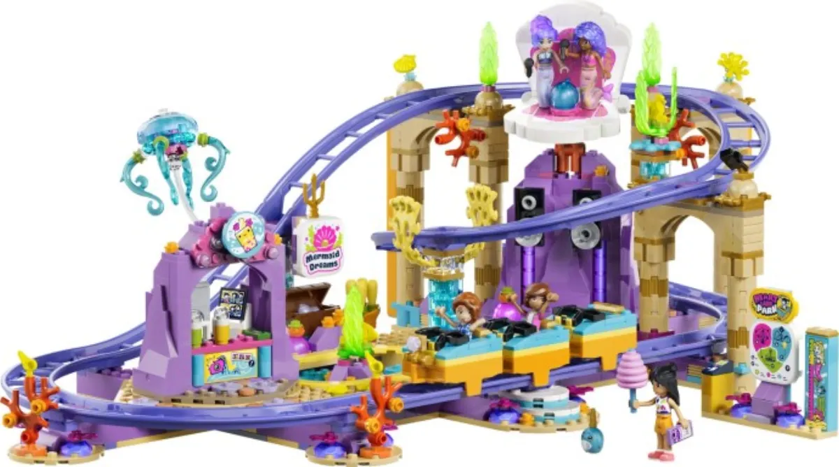 Mermaid Roller Coaster Ride set photo