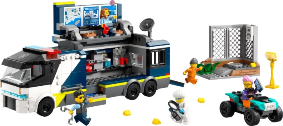 Police Mobile Crime Lab Truck set photo