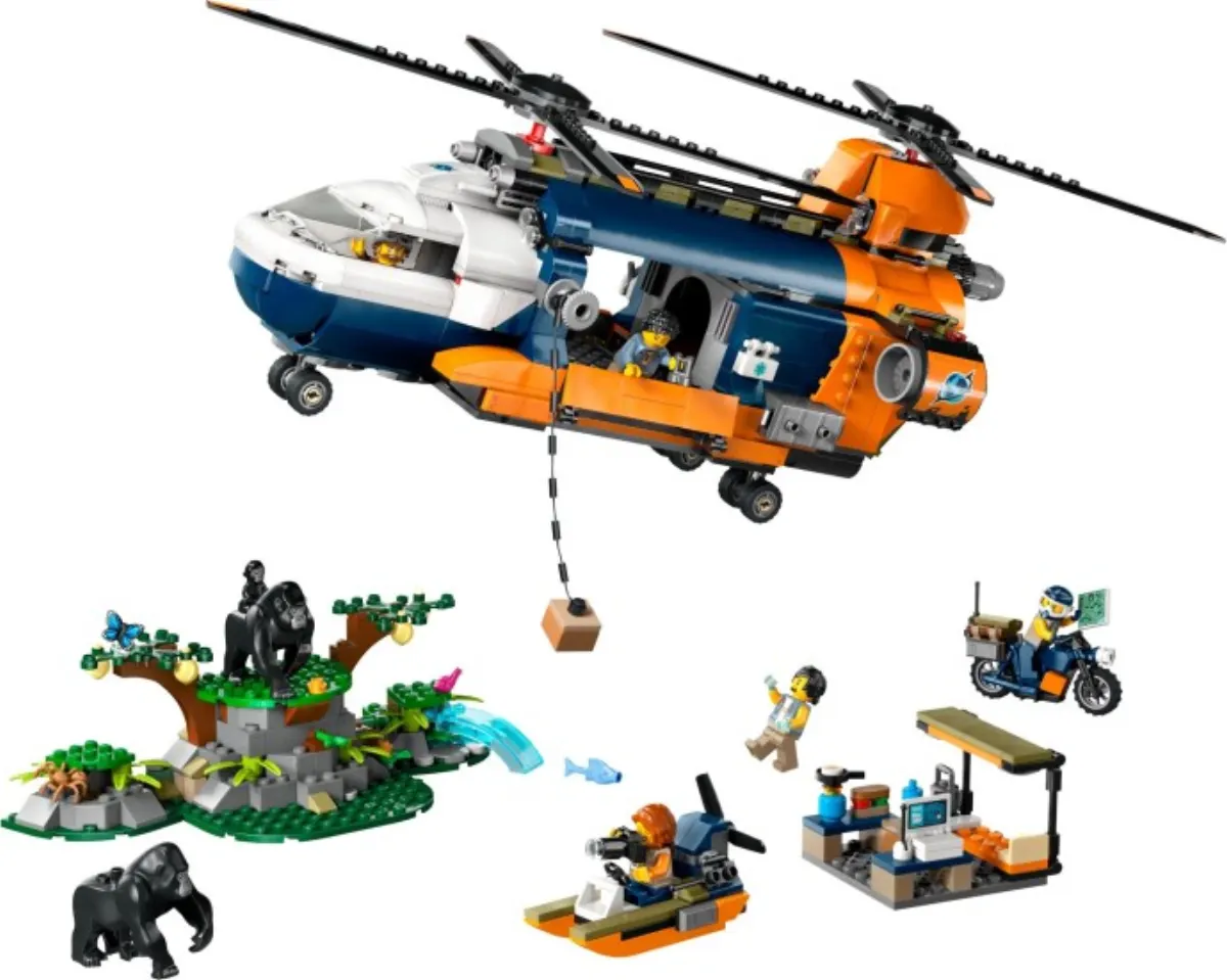 Jungle Explorer Helicopter at Base Camp set photo