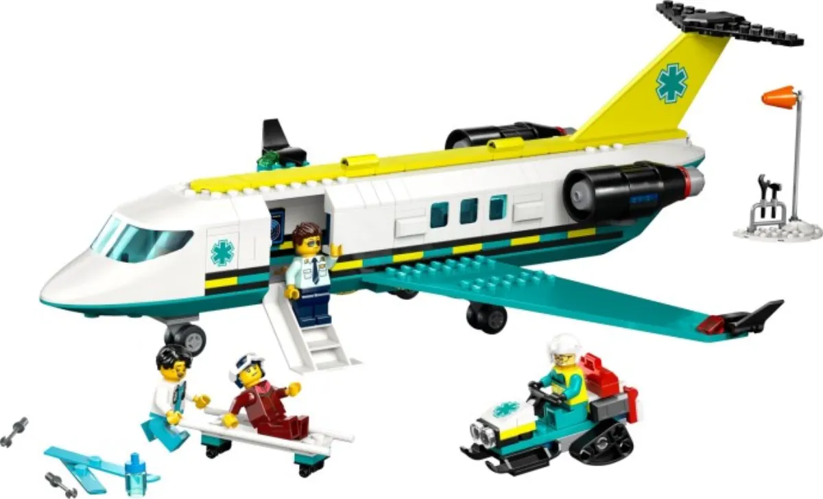 Emergency Air Ambulance Airplane set photo