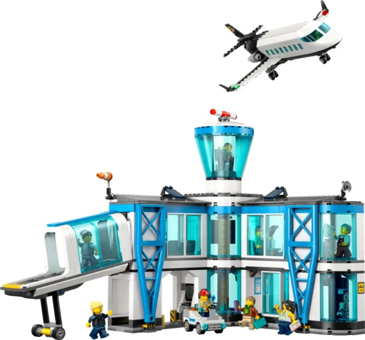 Airport with Airplane set photo