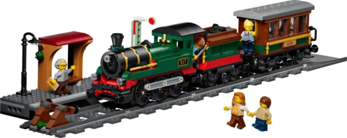 Vintage Steam Train set photo