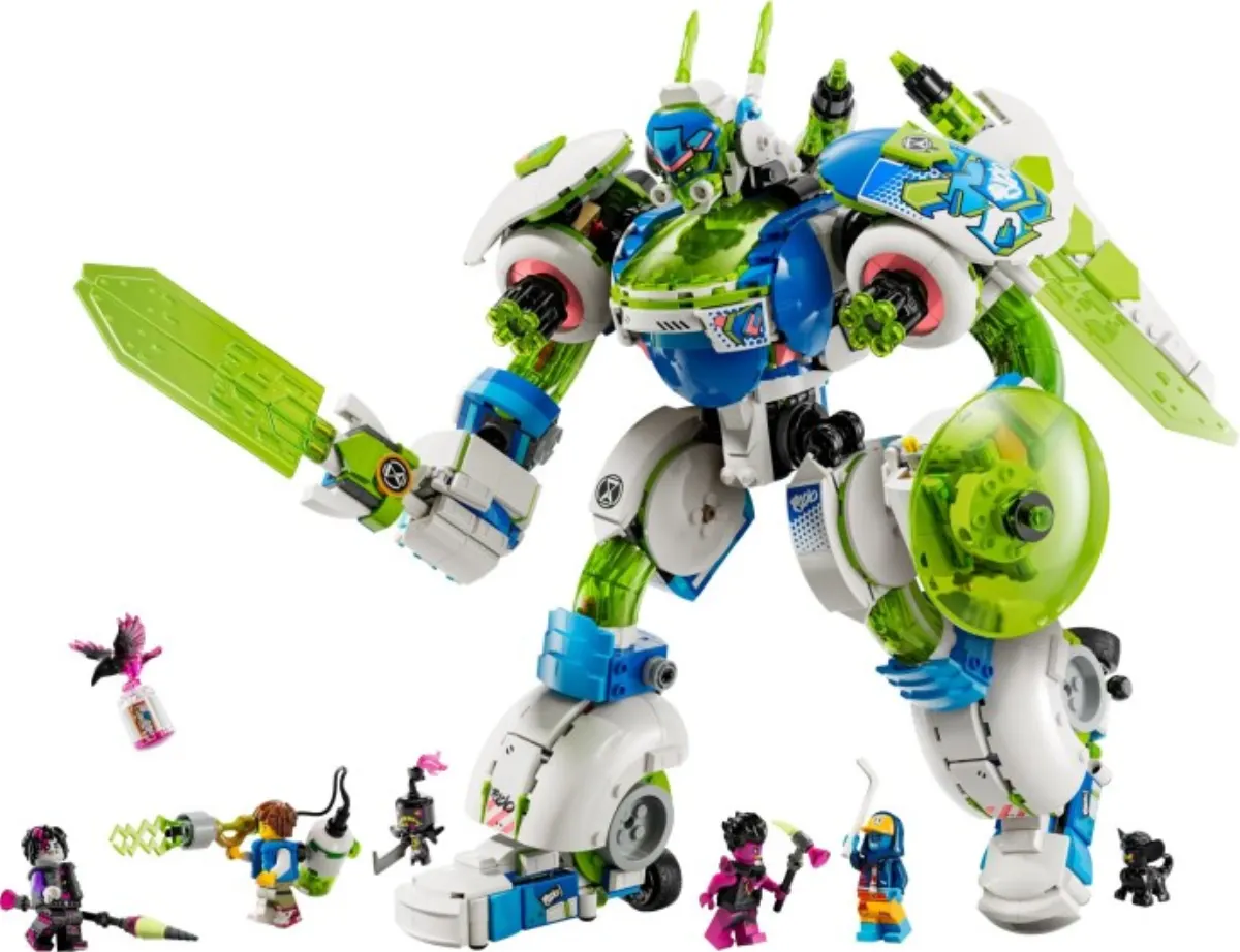 Mateo and Z-Blob the Knight Battle Mech set photo