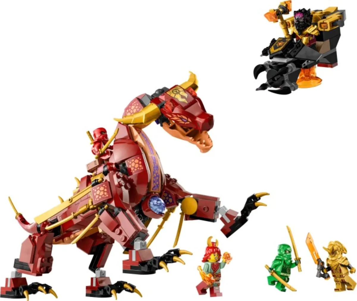 Heatwave Transforming Lava Dragon set photo