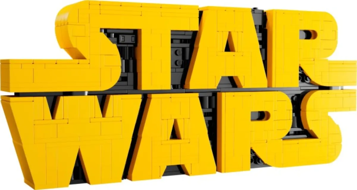 Brick-Built Star Wars Logo set photo