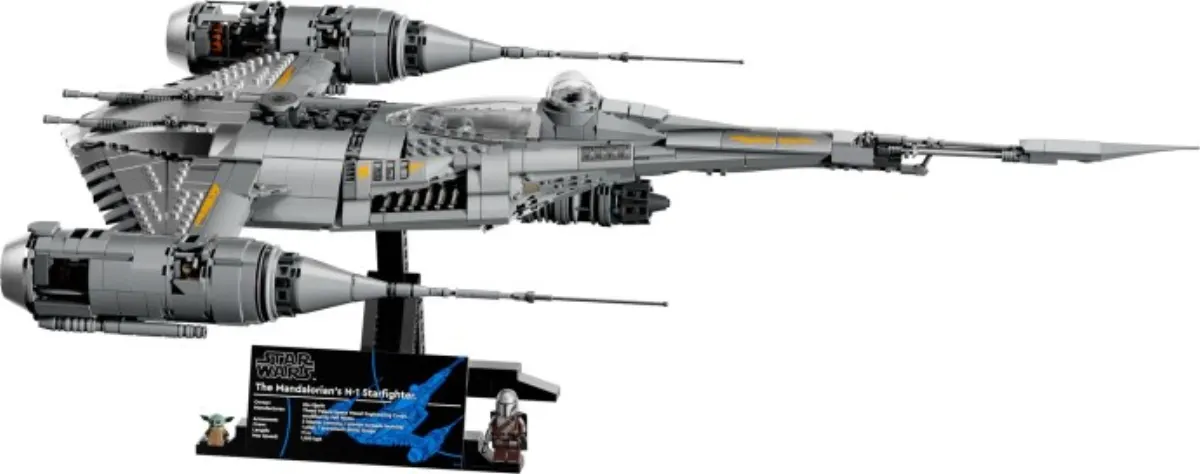 The Mandalorian's N-1 Starfighter set photo
