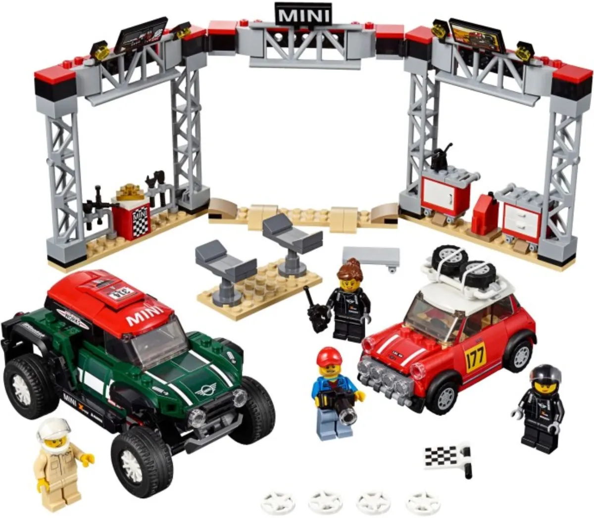 1967 Mini Cooper S Rally and 2018 MINI John Cooper Works Buggy set photo