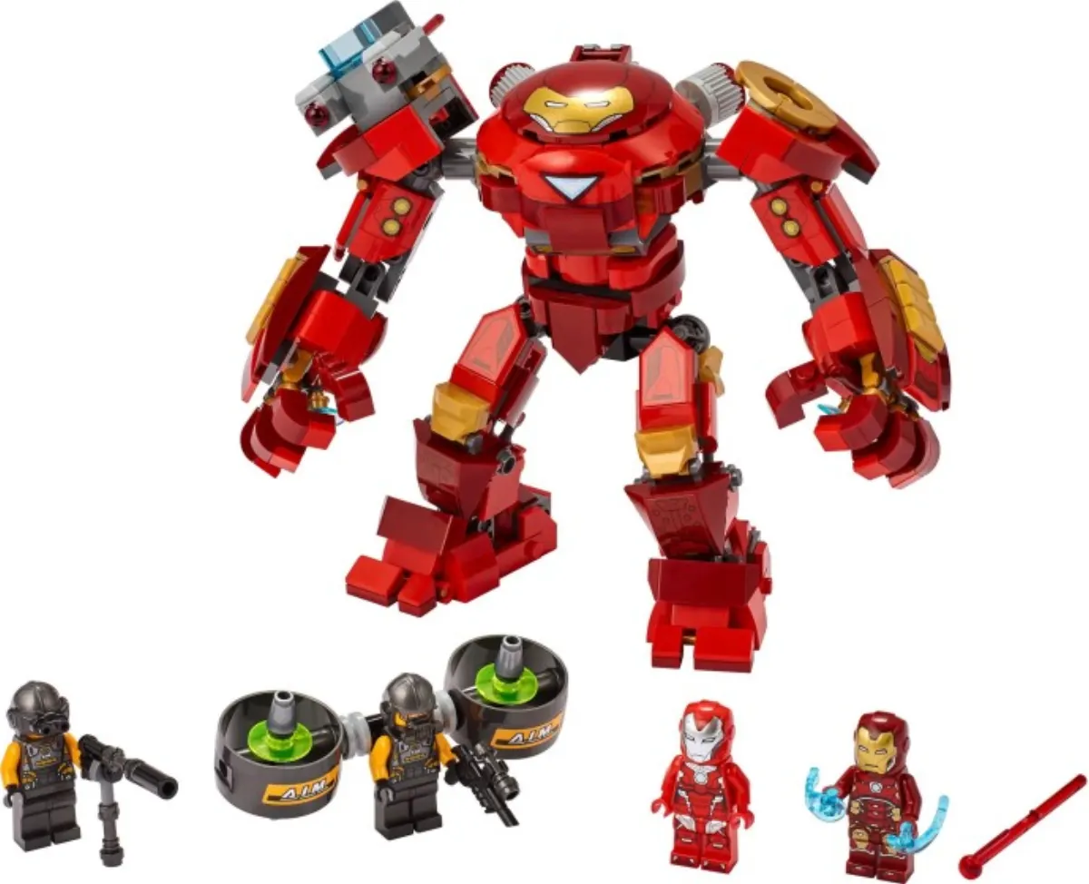 Iron Man Hulkbuster versus A.I.M. Agent set photo