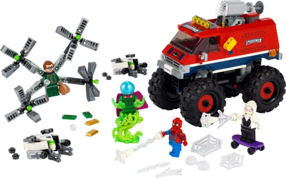 Spider-Man's Monster Truck vs. Mysterio set photo