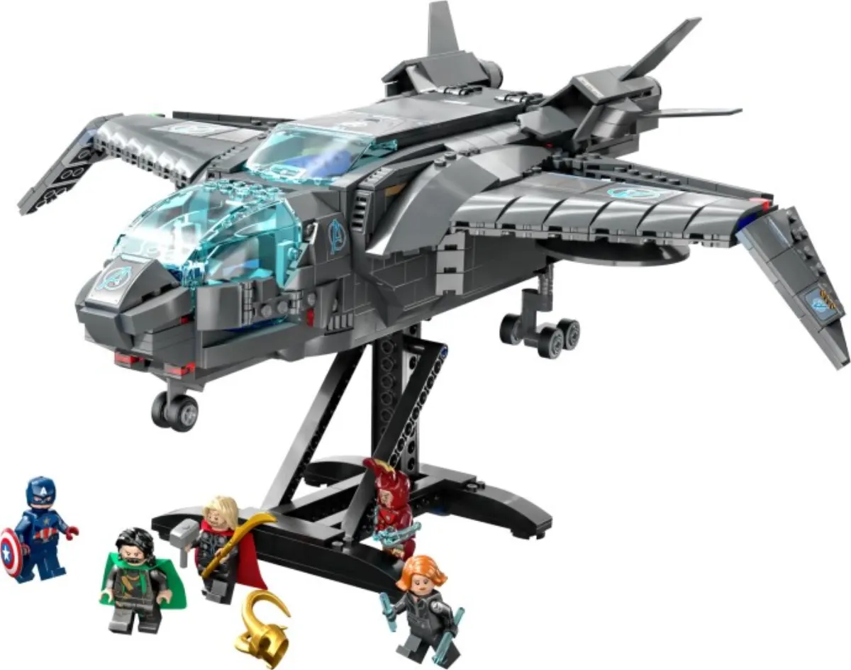 The Avengers Quinjet set photo