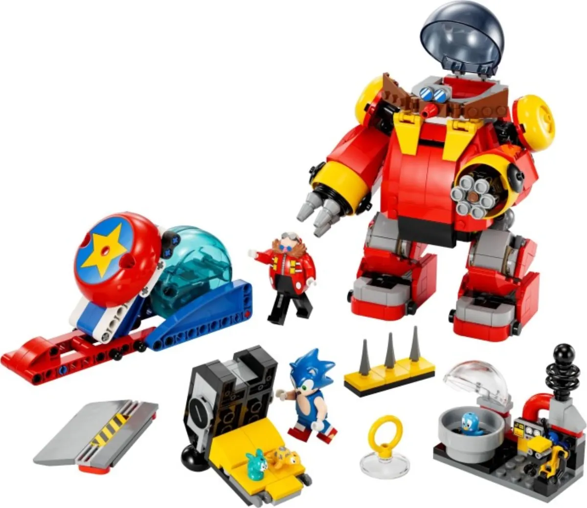Sonic vs Dr Eggman's Death Egg Robot set photo