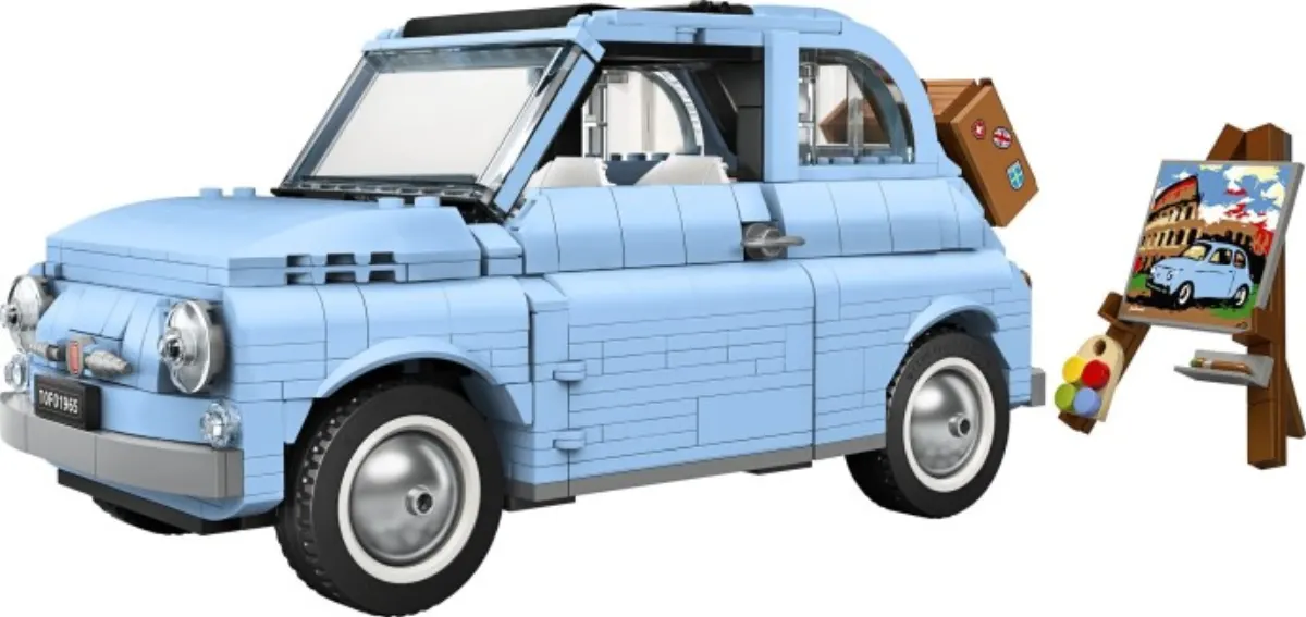 Fiat 500 - Bright Light Blue Version set photo