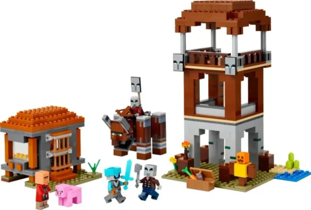 The Pillager Outpost and Ravager box art
