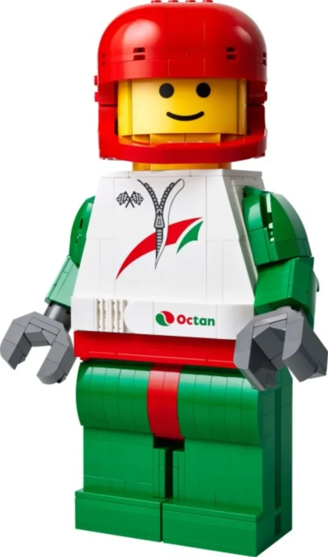 Up-Scaled Racing Driver Minifigure box art