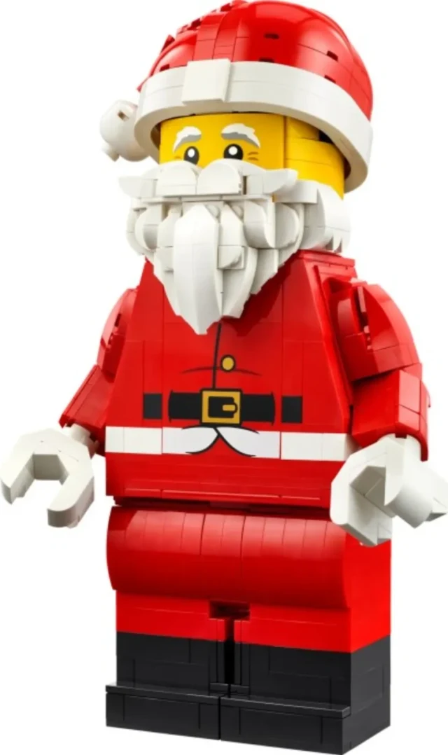 Up-Scaled Santa Minifigure box art