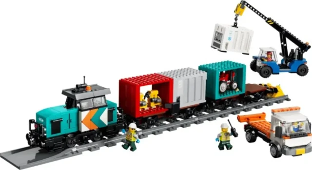Harbor Freight Train with Crane & Truck box art
