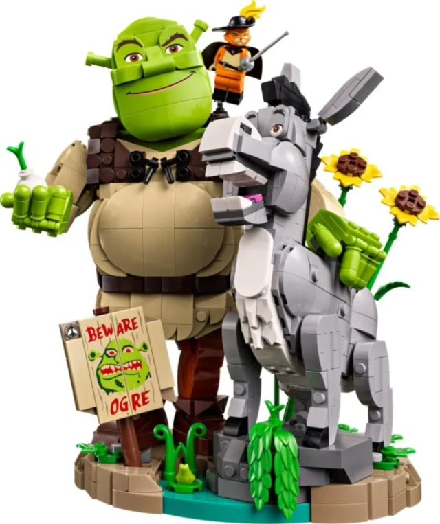 Shrek, Donkey & Puss in Boots box art