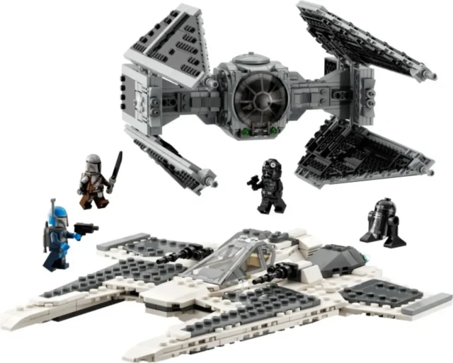 Mandalorian Fang Fighter vs. TIE Interceptor box art