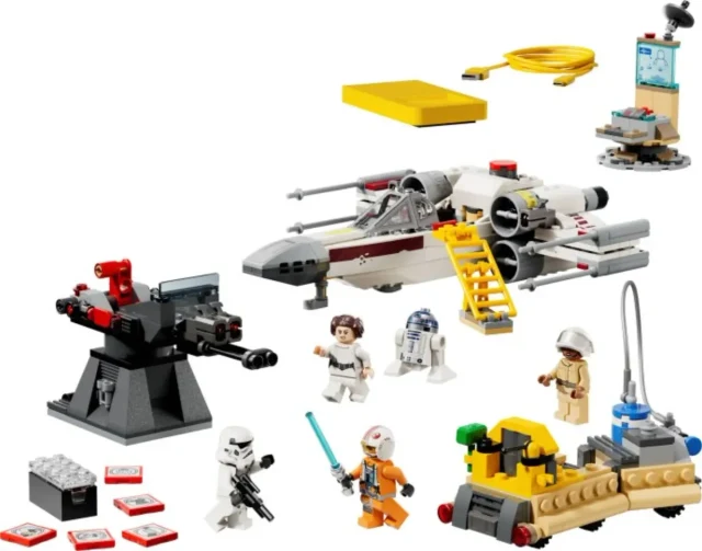 Luke's Red Five X-wing box art