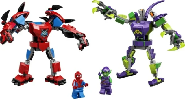 Spider-Man & Green Goblin Mech Battle