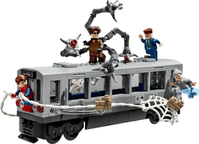Spider-Man vs. Doc Ock Subway Train Scene box art