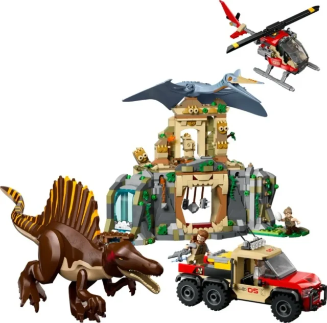Spinosaurus & Quetzalcoatlus Air Mission box art